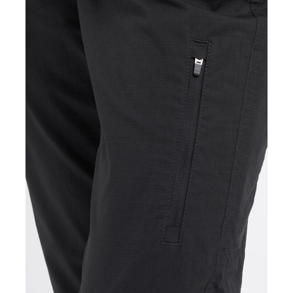 Vuori Womens Ripstop Slim Pant in Charcoal Midrise Drawstring Organic Cotton - Picture 3 of 13